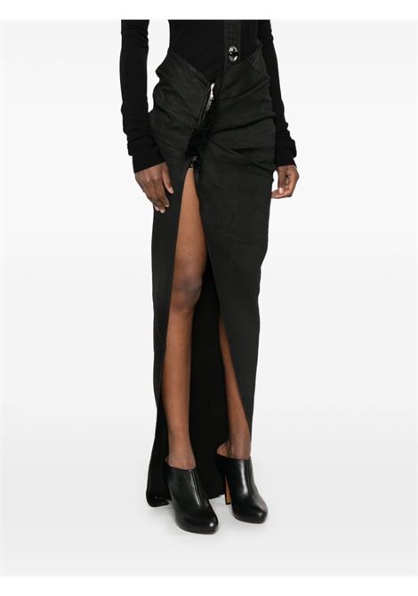 Black Edfu long skirt Rick Owens DRKSHDW - women RICK OWENS DRKSHDW | DS02D2348SBW99